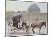 Horse and Carriage, Naghshe Jahan Square, Isfahan-Trevor Chamberlain-Mounted Giclee Print
