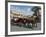 Horse and Carriages in Main Market Square, Old Town District, Krakow, Poland-R H Productions-Framed Photographic Print