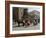 Horse and Carriages in Main Market Square, Old Town District, Krakow, Poland-R H Productions-Framed Photographic Print