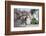 Horse and Cart and Vintage American Car on Cobbled Street in the Historic Centre of Trinidad-Lee Frost-Framed Photographic Print