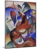 Horse and Donkey, 1912-Franz Marc-Mounted Giclee Print