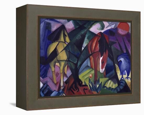 Horse and Eagle, 1912-Franz Marc-Framed Premier Image Canvas