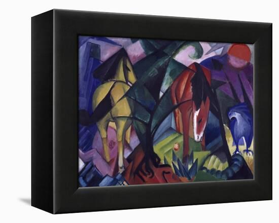 Horse and Eagle, 1912-Franz Marc-Framed Premier Image Canvas