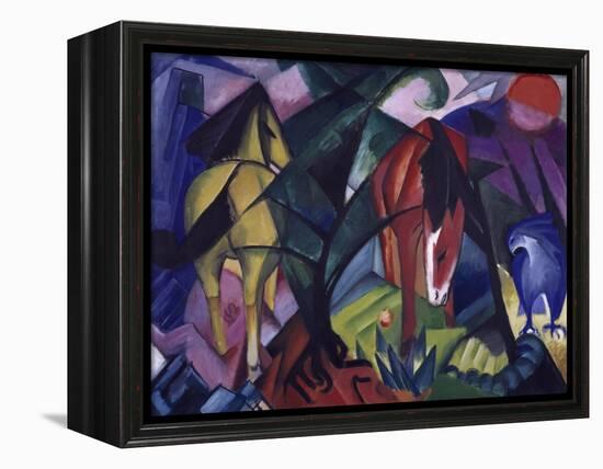 Horse and Eagle, 1912-Franz Marc-Framed Premier Image Canvas