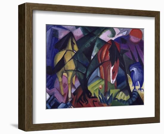 Horse and Eagle, 1912-Franz Marc-Framed Giclee Print