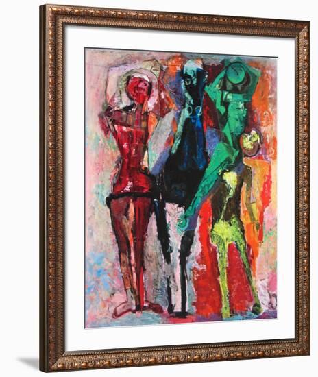 Horse and Jugglers-Marino Marini-Framed Collectable Print