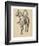 Horse and Rider-Edgar Degas-Framed Premium Giclee Print
