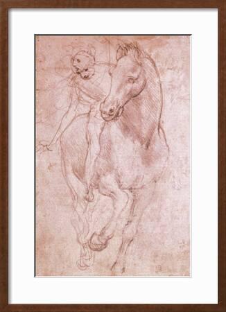 Horse And Rider Giclee Print Leonardo Da Vinci Art Com Horse And Rider Giclee Print Leonardo Da Vinci Art Com