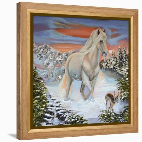 Horse and the Hare-Sue Clyne-Framed Premier Image Canvas