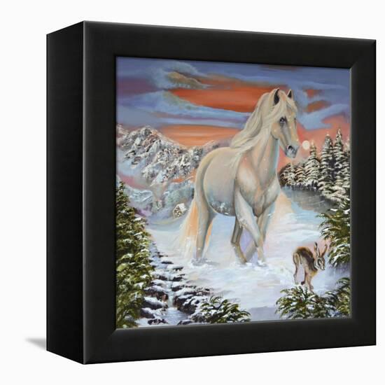 Horse and the Hare-Sue Clyne-Framed Premier Image Canvas