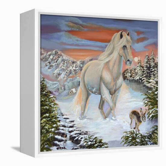 Horse and the Hare-Sue Clyne-Framed Premier Image Canvas
