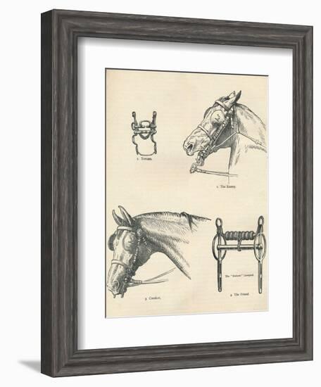 Horse bits, good and bad, c1909 (c1910)-Unknown-Framed Giclee Print