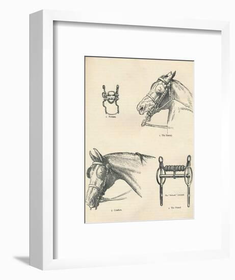 Horse bits, good and bad, c1909 (c1910)-Unknown-Framed Giclee Print