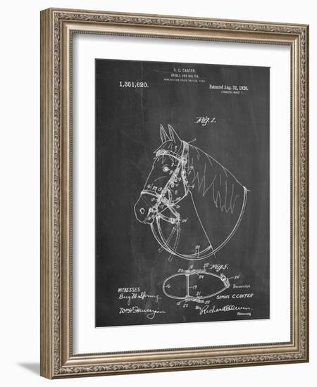 Horse Bridle Patent-null-Framed Art Print