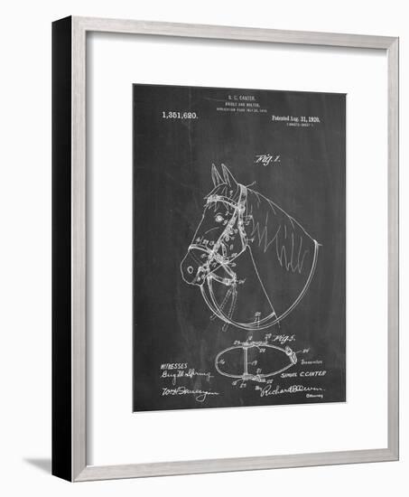 Horse Bridle Patent-null-Framed Art Print