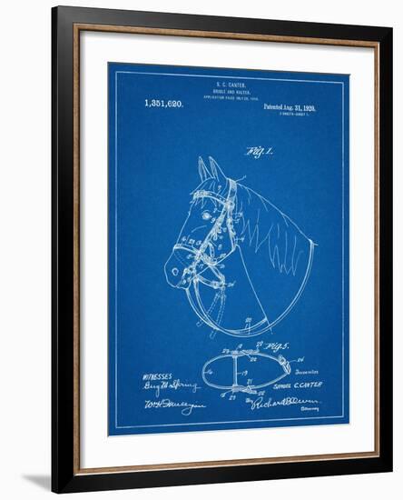 Horse Bridle Patent-null-Framed Art Print