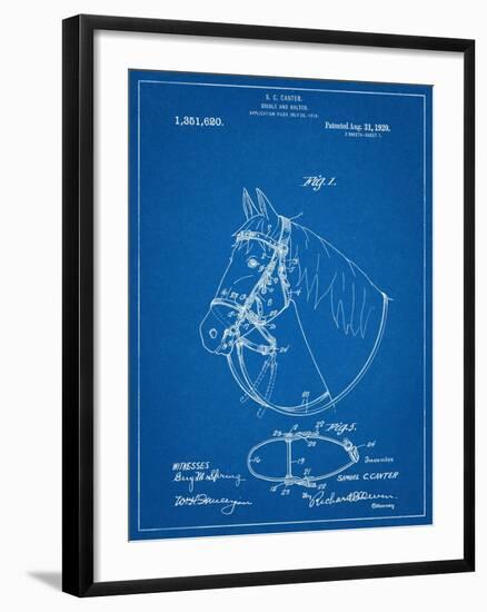 Horse Bridle Patent-null-Framed Art Print