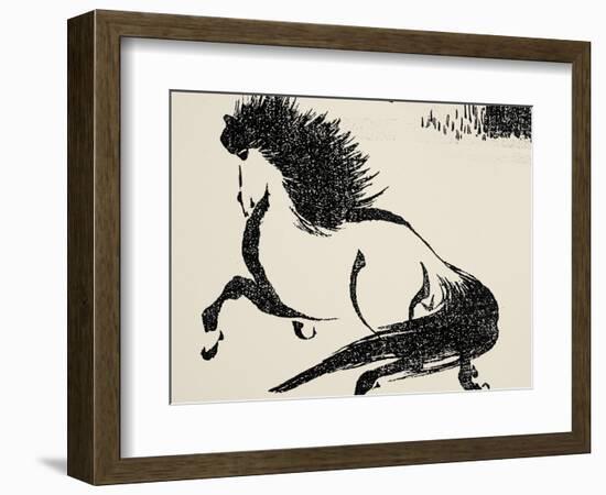 Horse, C1814-Katsushika Hokusai-Framed Giclee Print