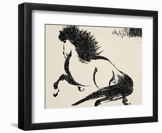 Horse, C1814-Katsushika Hokusai-Framed Giclee Print