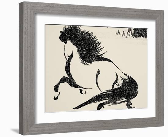 Horse, C1814-Katsushika Hokusai-Framed Giclee Print