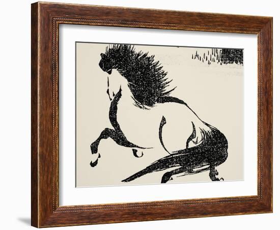 Horse, C1814-Katsushika Hokusai-Framed Giclee Print