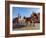 Horse Carriage with St. Mary Basilica in the background, Main Market Square, Cracow, Lesser Poland-Karol Kozlowski-Framed Photographic Print