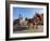 Horse Carriage with St. Mary Basilica in the background, Main Market Square, Cracow, Lesser Poland-Karol Kozlowski-Framed Photographic Print