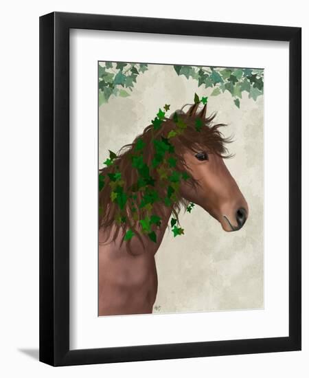 Horse Chestnut with Ivy-Fab Funky-Framed Art Print