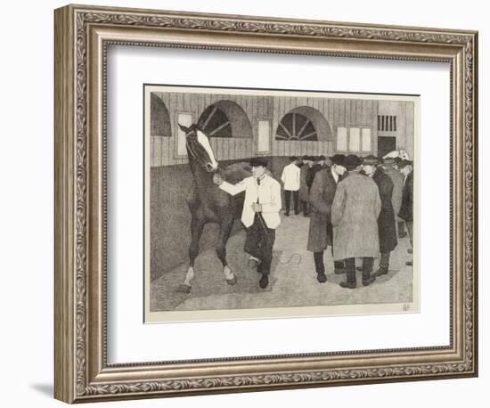 Horse Dealers at the Barbican, 1921-Robert Polhill Bevan-Framed Giclee Print