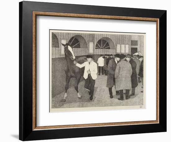 Horse Dealers at the Barbican, 1921-Robert Polhill Bevan-Framed Giclee Print