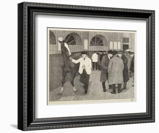 Horse Dealers at the Barbican, 1921-Robert Polhill Bevan-Framed Giclee Print