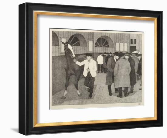 Horse Dealers at the Barbican, 1921-Robert Polhill Bevan-Framed Giclee Print