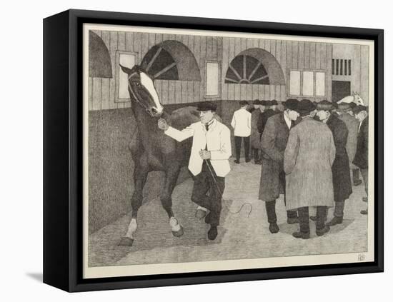 Horse Dealers at the Barbican, 1921-Robert Polhill Bevan-Framed Premier Image Canvas