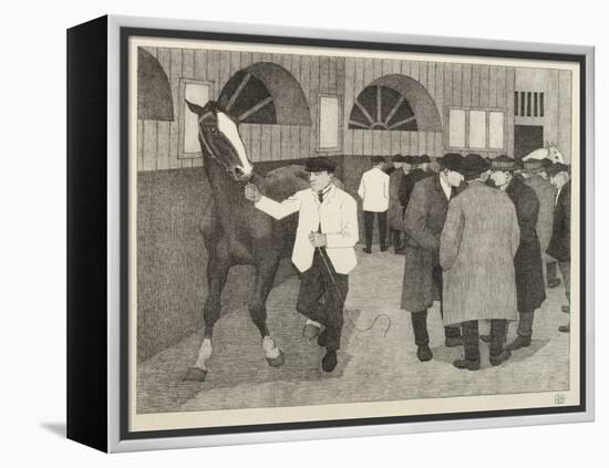 Horse Dealers at the Barbican, 1921-Robert Polhill Bevan-Framed Premier Image Canvas