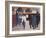 Horse Dealers at the Barbican, circa 1918-Robert Bevan-Framed Giclee Print