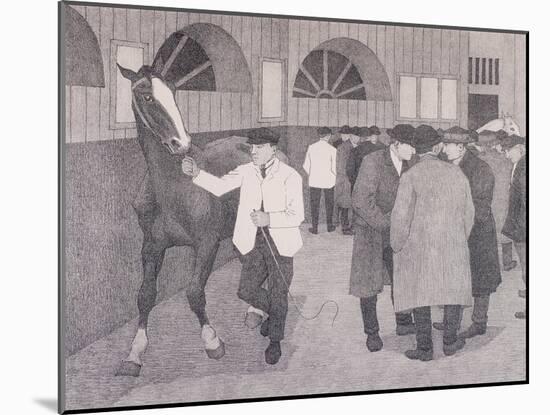 Horse Dealers at the Barbican, London, C1918-Robert Polhill Bevan-Mounted Giclee Print