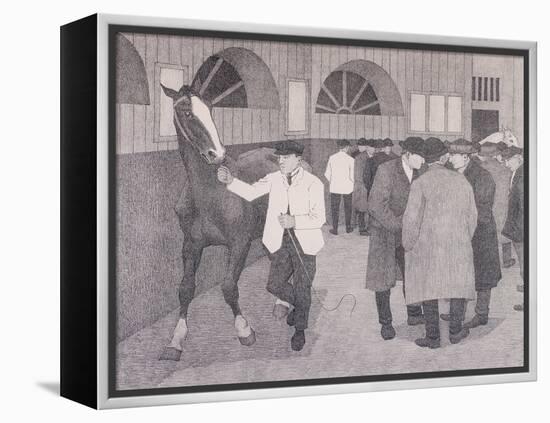 Horse Dealers at the Barbican, London, C1918-Robert Polhill Bevan-Framed Premier Image Canvas