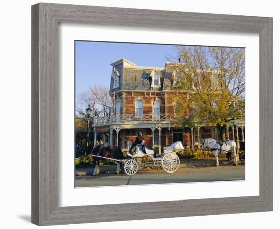 Horse-Drawn Carriages, Toronto, Ontario, Canada, North America-Sylvain Grandadam-Framed Photographic Print