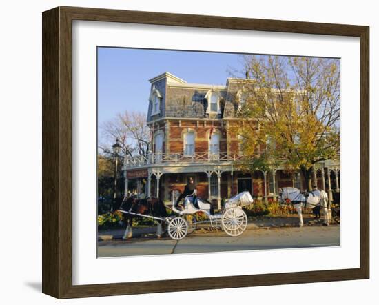 Horse-Drawn Carriages, Toronto, Ontario, Canada, North America-Sylvain Grandadam-Framed Photographic Print