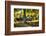 Horse-drawn Carrieage Under A Tree-George Oze-Framed Photographic Print