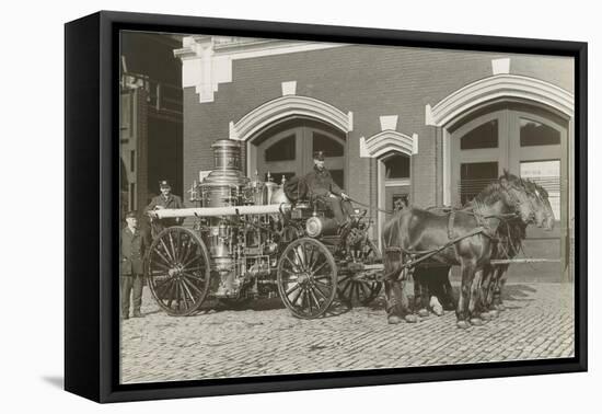 Horse-Drawn Fire Engine-null-Framed Stretched Canvas