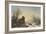 Horse-Drawn Sledge in the Snow-Frederik Marianus Kruseman-Framed Giclee Print