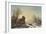 Horse-Drawn Sledge in the Snow-Frederik Marianus Kruseman-Framed Giclee Print