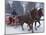 Horse Drawn Sleigh Making for Pontressina in a Snow Storm, in Switzerland, Europe-Woolfitt Adam-Mounted Photographic Print