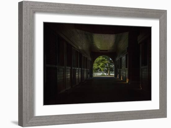 Horse Farm Barn (Inside And Out)-Galloimages Online-Framed Photographic Print