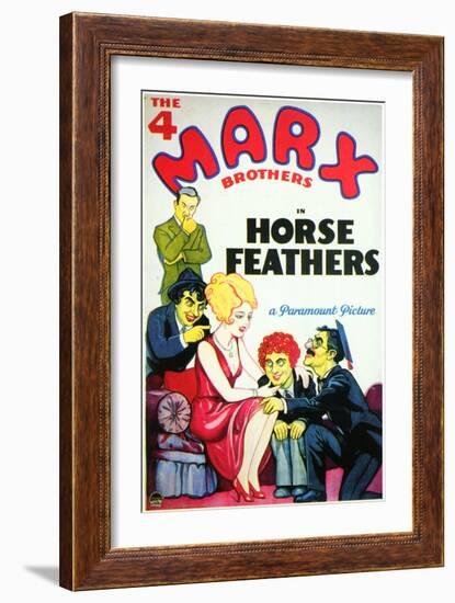 Horse Feathers, 1932-null-Framed Premium Giclee Print