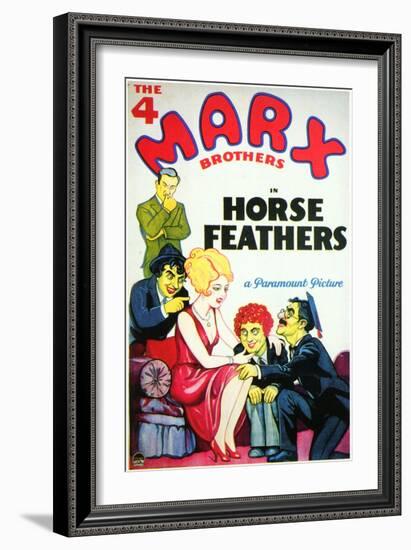 Horse Feathers, 1932-null-Framed Premium Giclee Print