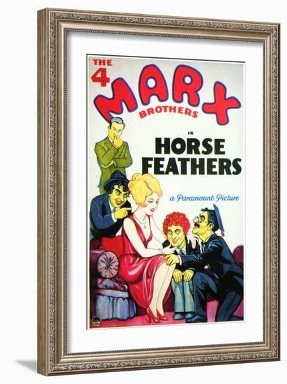 Horse Feathers, 1932-null-Framed Art Print
