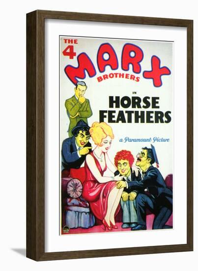 Horse Feathers, 1932-null-Framed Art Print
