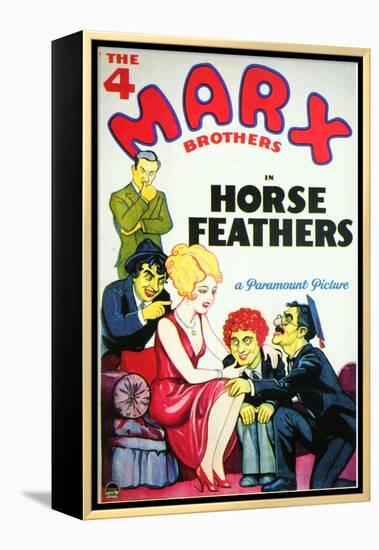 Horse Feathers, 1932-null-Framed Stretched Canvas